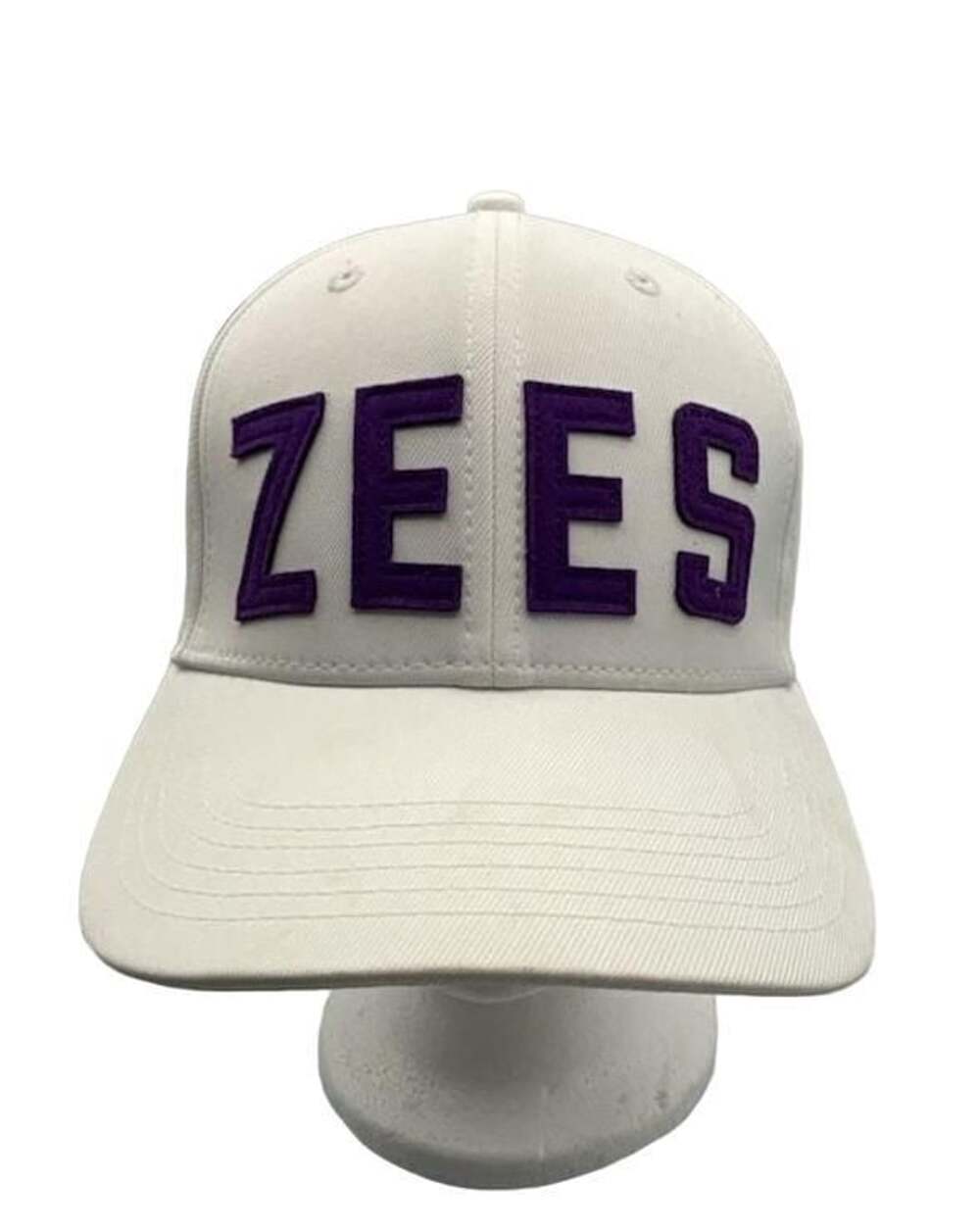 Southern Marsh ZEES Hat White Purple Snapback Cap